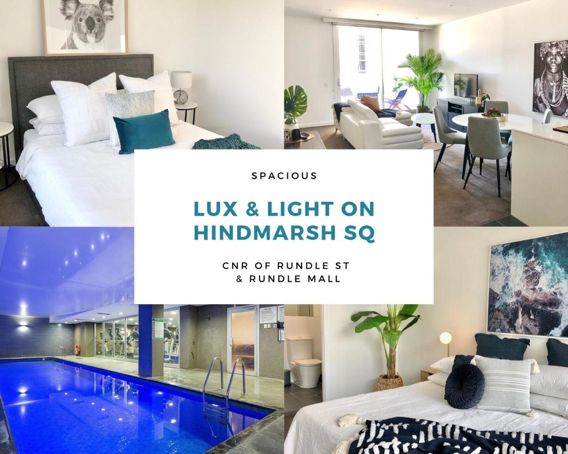 Lux 2Br Apt On Hindmarsh Sq-Pool-Gym-Sauna-Parking Adelaide Buitenkant foto